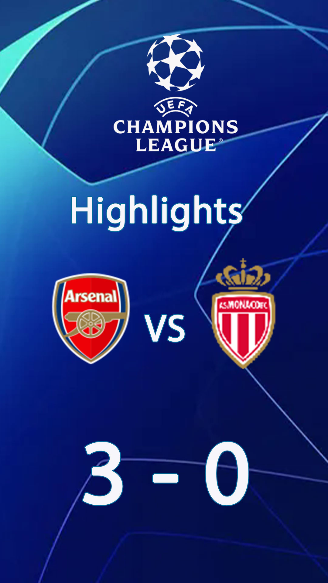 Arsenal 3 - 0 Monaco | Highlight Champions League 24/25
